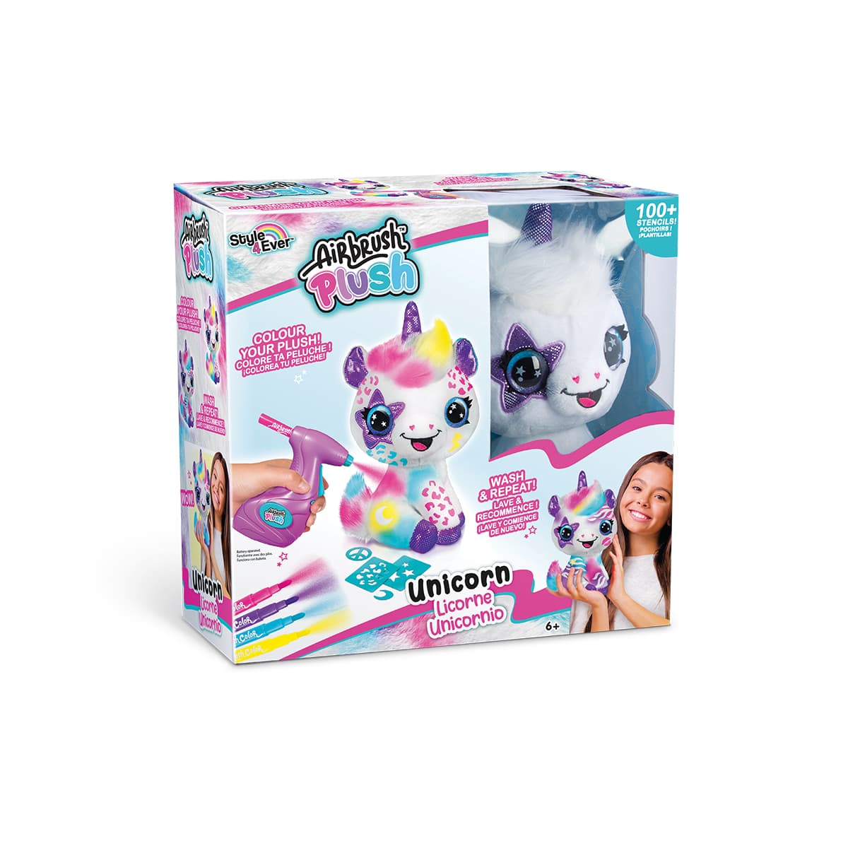 STYLE 4 EVER - AIRBRUSH PLUSH UNICORNIO