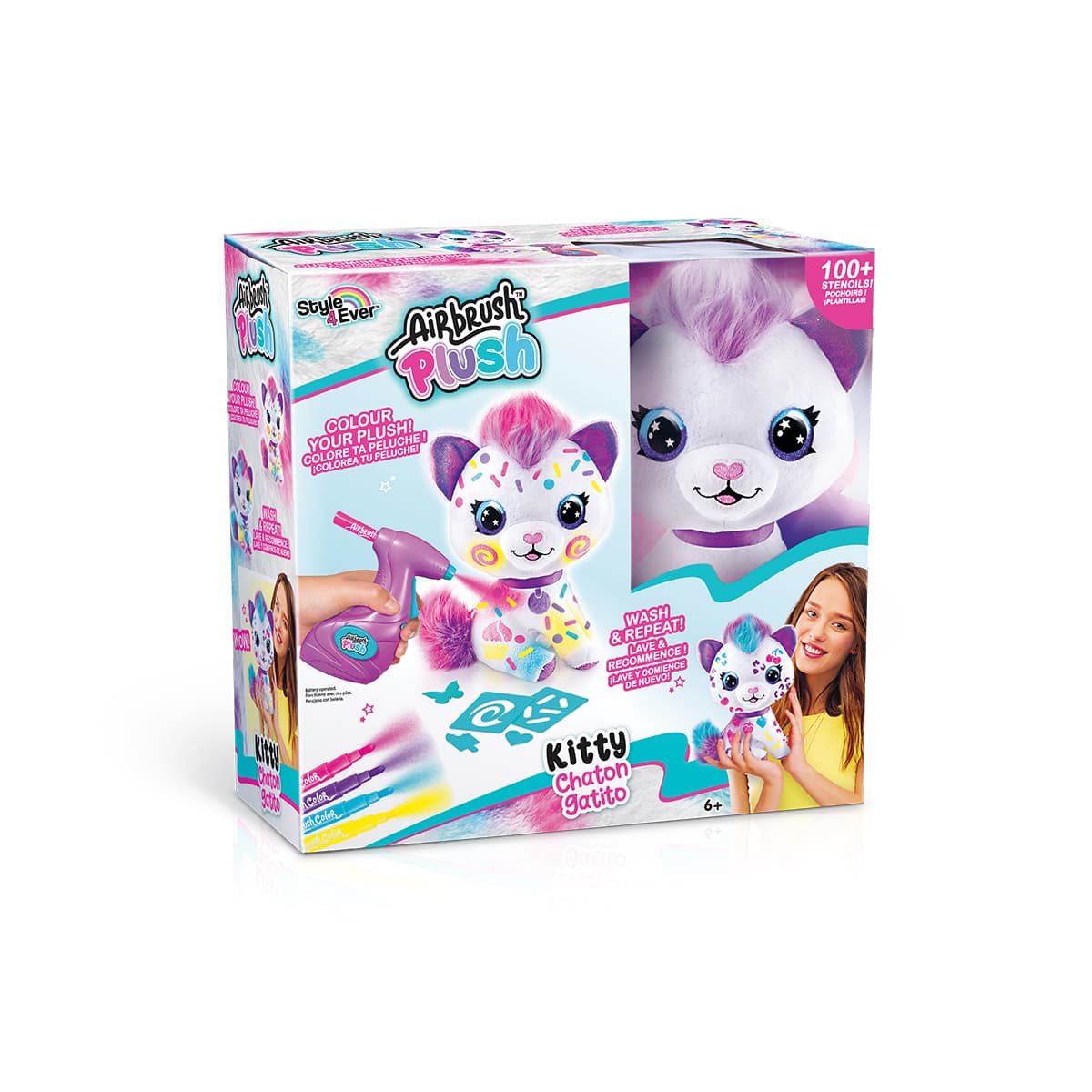 STYLE 4 EVER - AIRBRUSH PLUSH KITTY