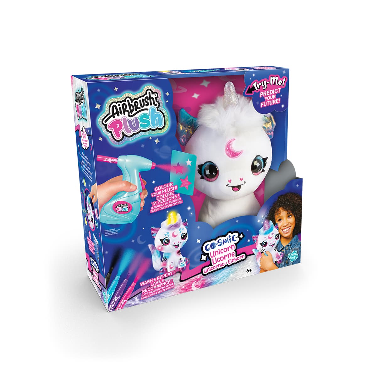 STYLE 4 EVER - AIRBRUSH PLUSH COSMIC UNICORN LIGHT UP