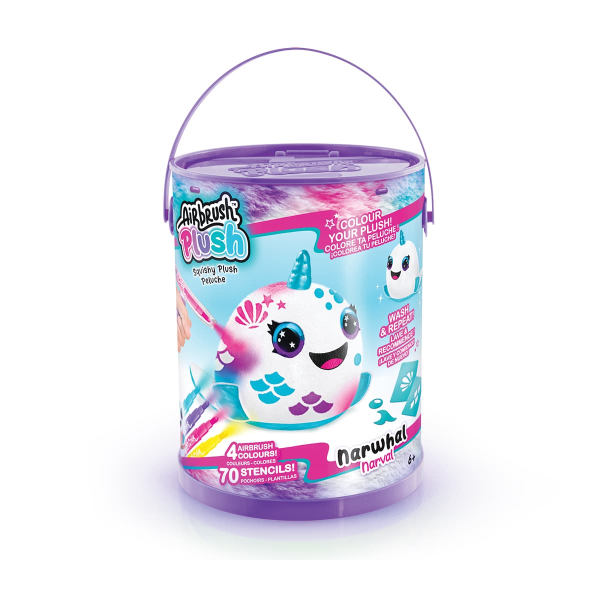 STYLE 4 EVER - AIRBRUSH PLUSH SQUISHY PALS PAINT — Narval