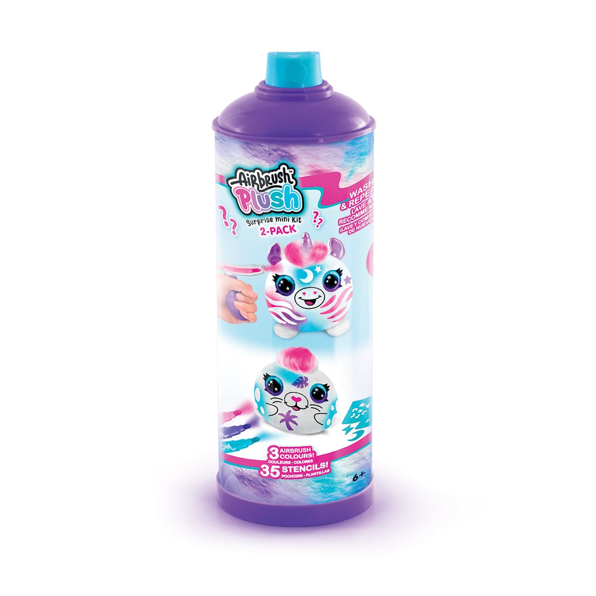 STYLE 4 EVER - AIRBRUSH PLUSH MINI MYSTERY SURPRISE "2 PETS" x6U — Violeta