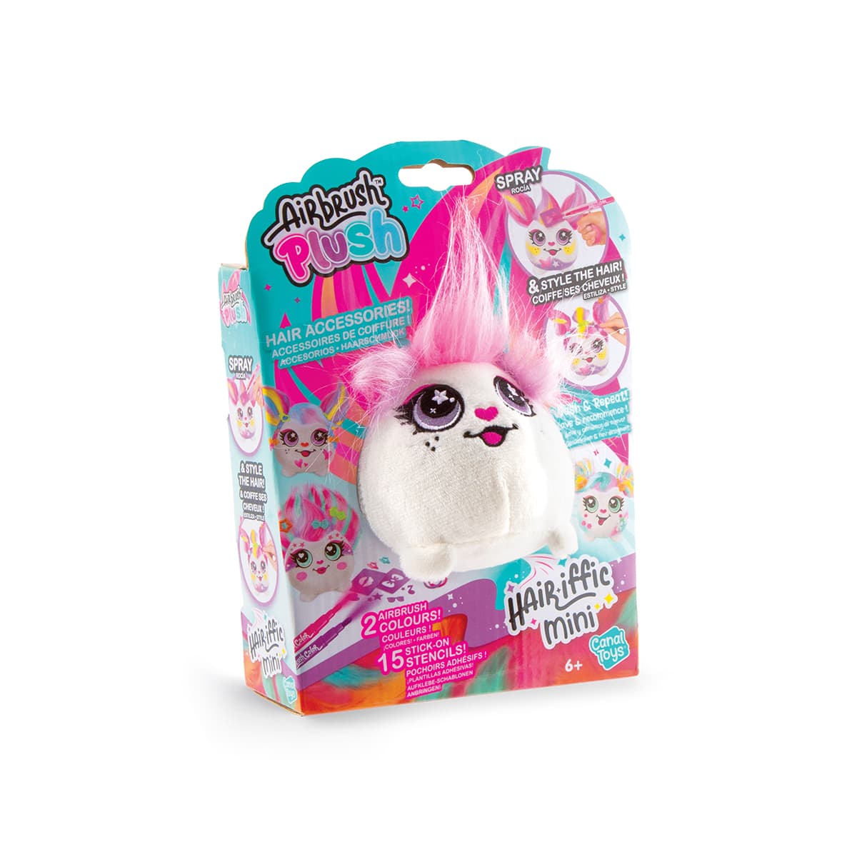 STYLE 4 EVER - AIRBRUSH PLUSH HAIR'IFFIC MINI — Pinkie