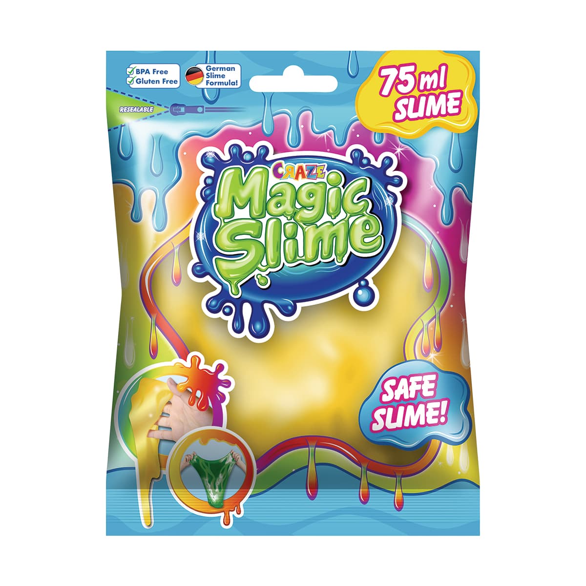 Slime - BAG SLIME - Slime En Bolsa Reutilizable - 6 Colores!!! — Amarillo
