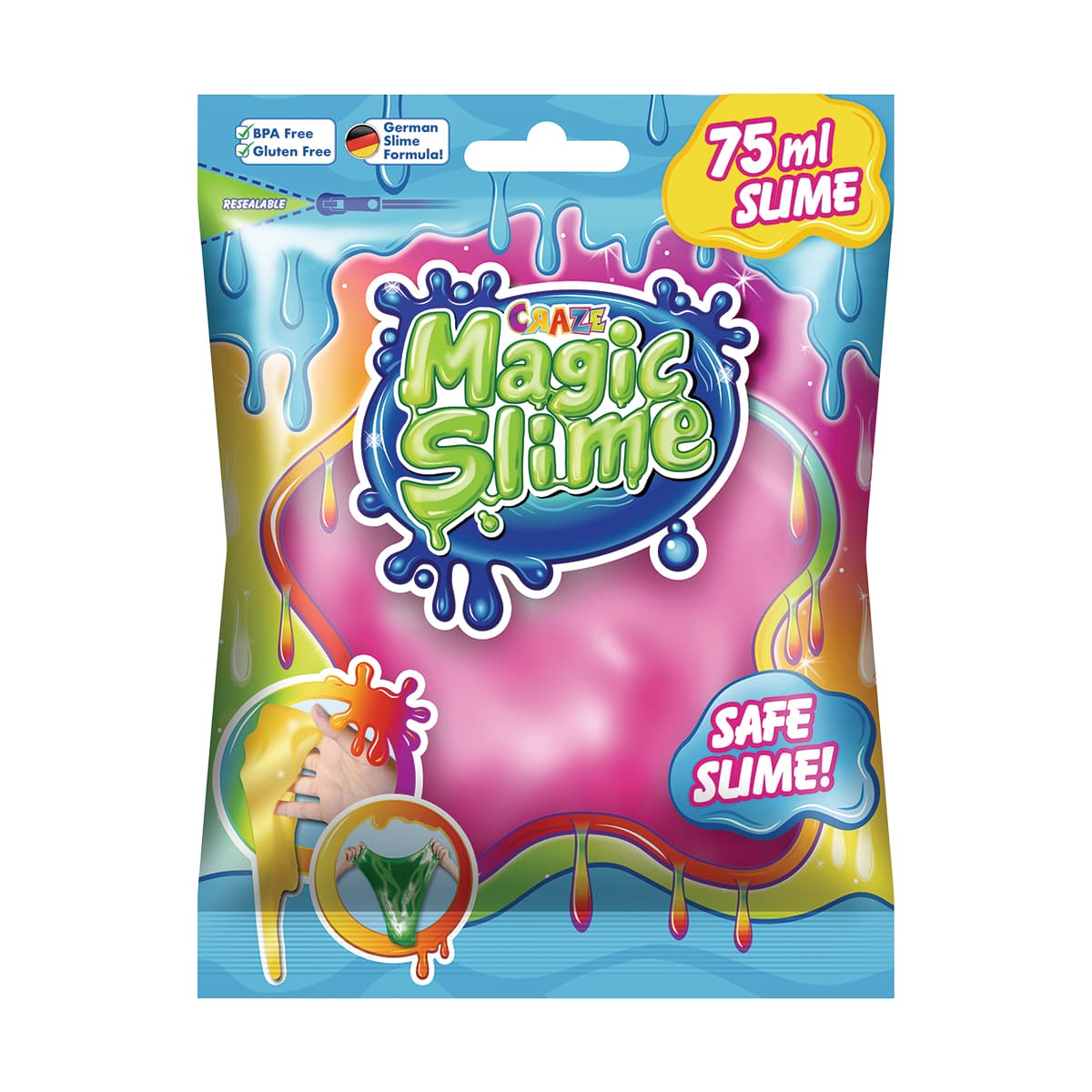 Slime - BAG SLIME - Slime En Bolsa Reutilizable - 6 Colores!!! — Rosa