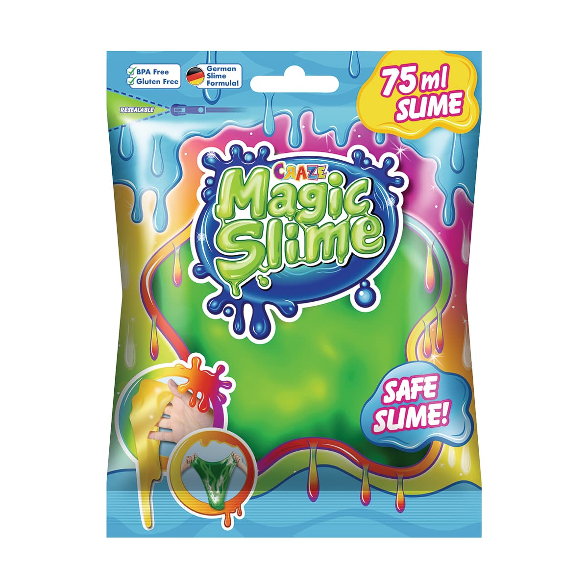 Slime - BAG SLIME - Slime En Bolsa Reutilizable - 6 Colores!!! — Verde