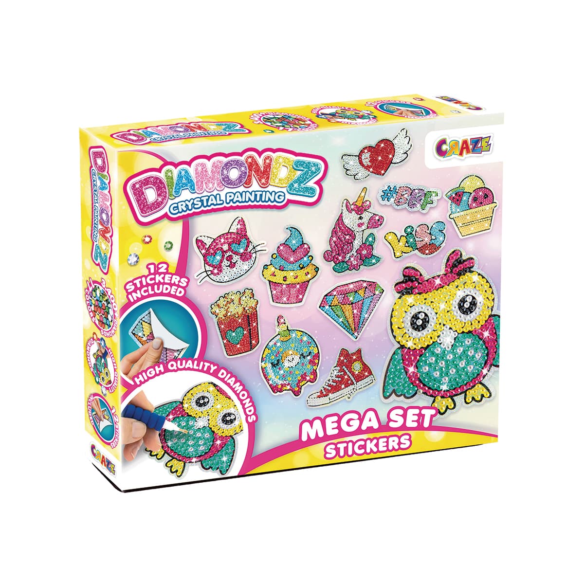 Gemas Autoadhesivas - STICKERS SURTIDOS - Caja Mediana