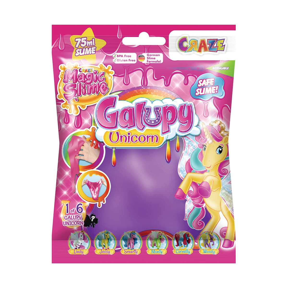 Slime - BAG SURPRISE UNICORN - Bolsa Reutilizable C/Sorpresa - 6 Colores!!! — Purple