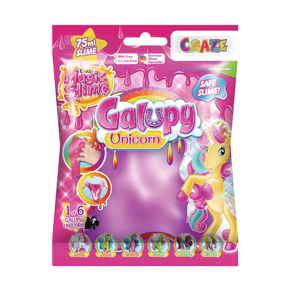 Slime - BAG SURPRISE UNICORN - Bolsa Reutilizable C/Sorpresa - 6 Colores!!! — Violet