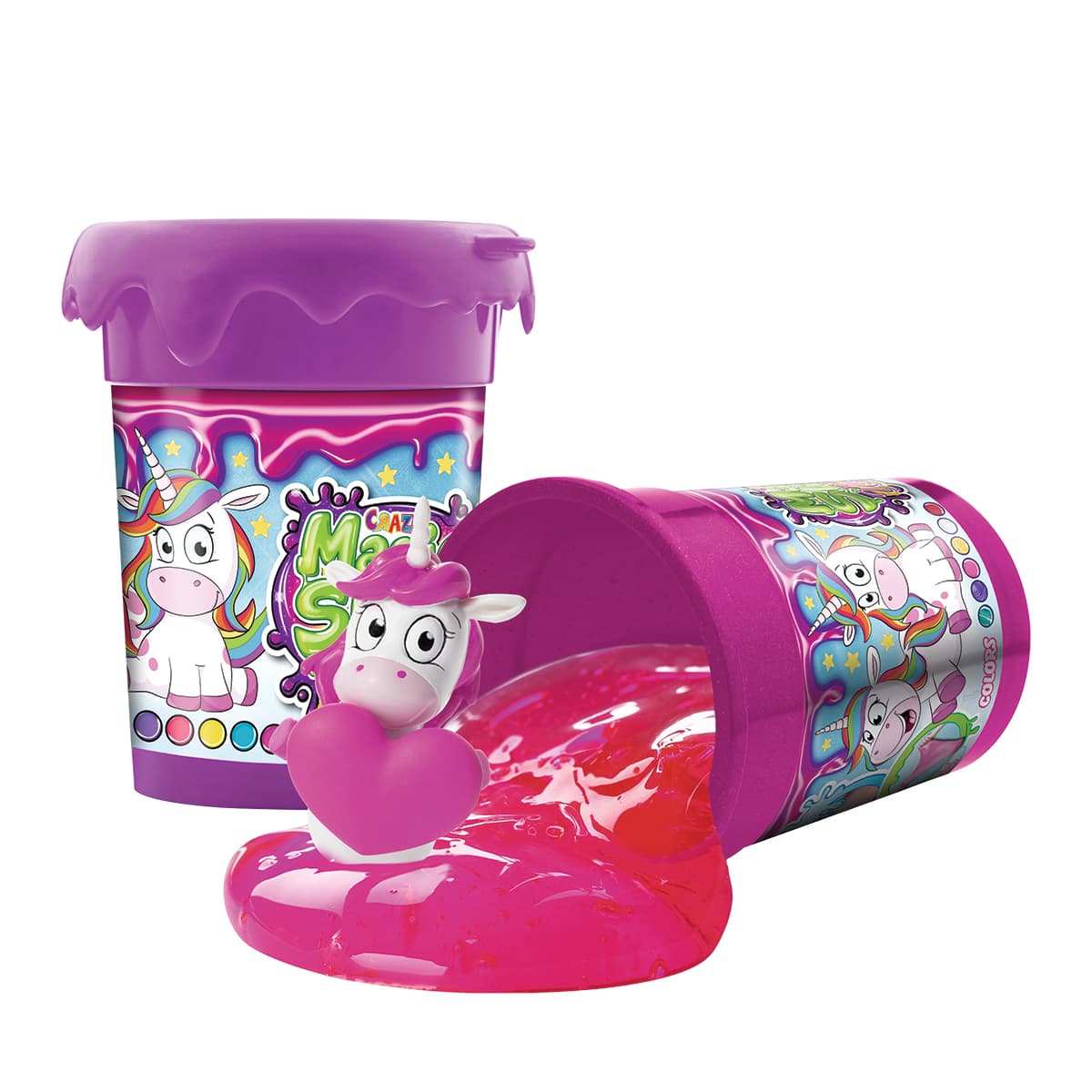 Slime - SURPRISE UNICORN - Slime Pote C/Sorpresa - 6 Colores - 12 Unicornios!!! — Pink Glitter