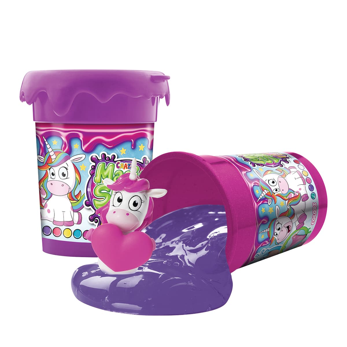 Slime - SURPRISE UNICORN - Slime Pote C/Sorpresa - 6 Colores - 12 Unicornios!!! — Purple Glitter