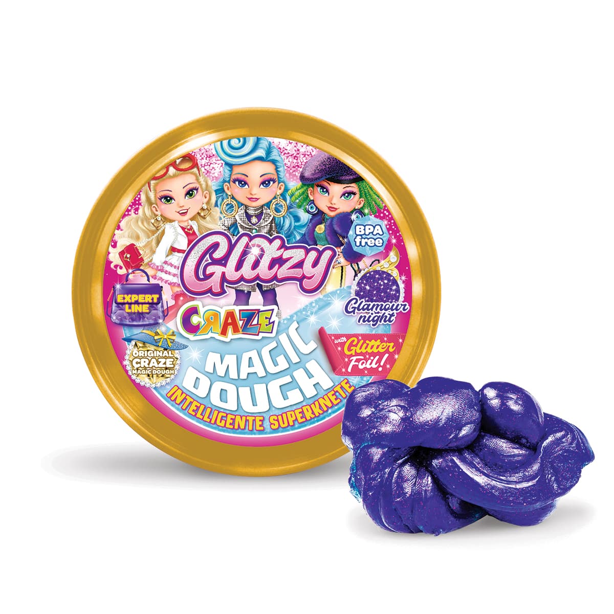 Masa Inteligente - EXPERT GLITZY - 6 Colores C/Glitter!!! — Glamour Night