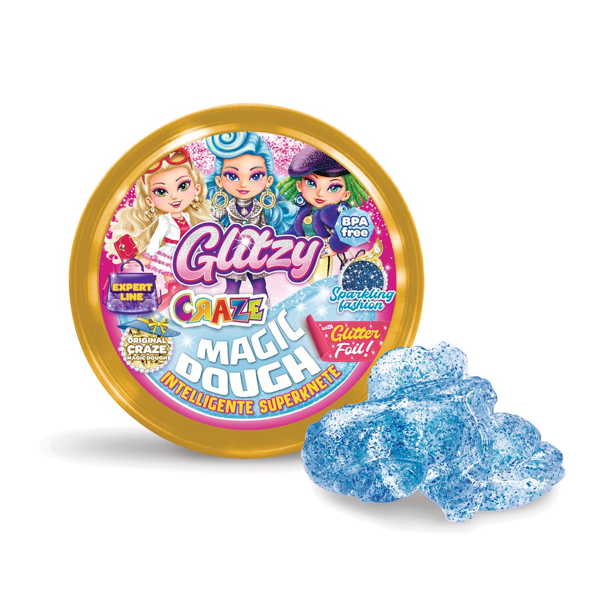 Masa Inteligente - EXPERT GLITZY - 6 Colores C/Glitter!!! — Sparkling Fashion
