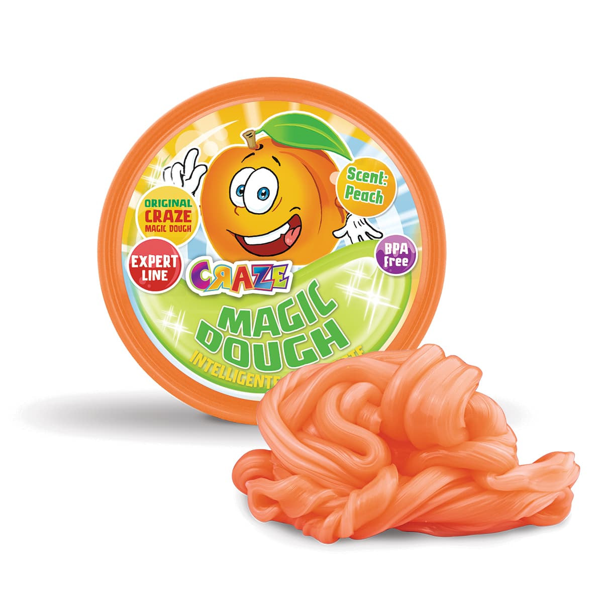 Masa Inteligente - EXPERT FANTASTIC FRUITS - 6 Colores C/Aroma!!! — Peach