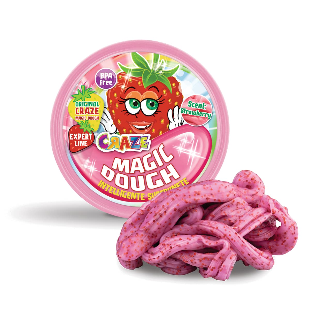Masa Inteligente - EXPERT FANTASTIC FRUITS - 6 Colores C/Aroma!!! — Strawberry