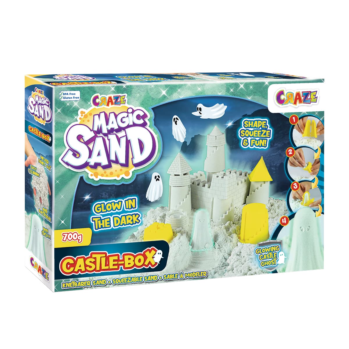 Arena Magica - CASTLE BOX - Caja Grande Arena BRILLA en la OSCURIDAD!!!