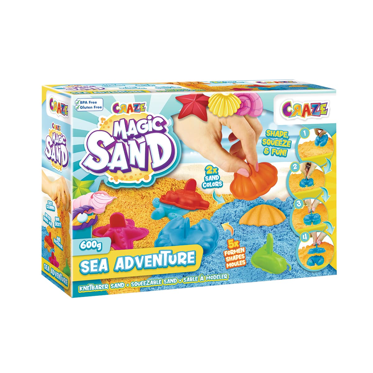 Arena Magica - SEA ADVENTURE - Caja Mediana Arena Colores VIVIDOS!!!