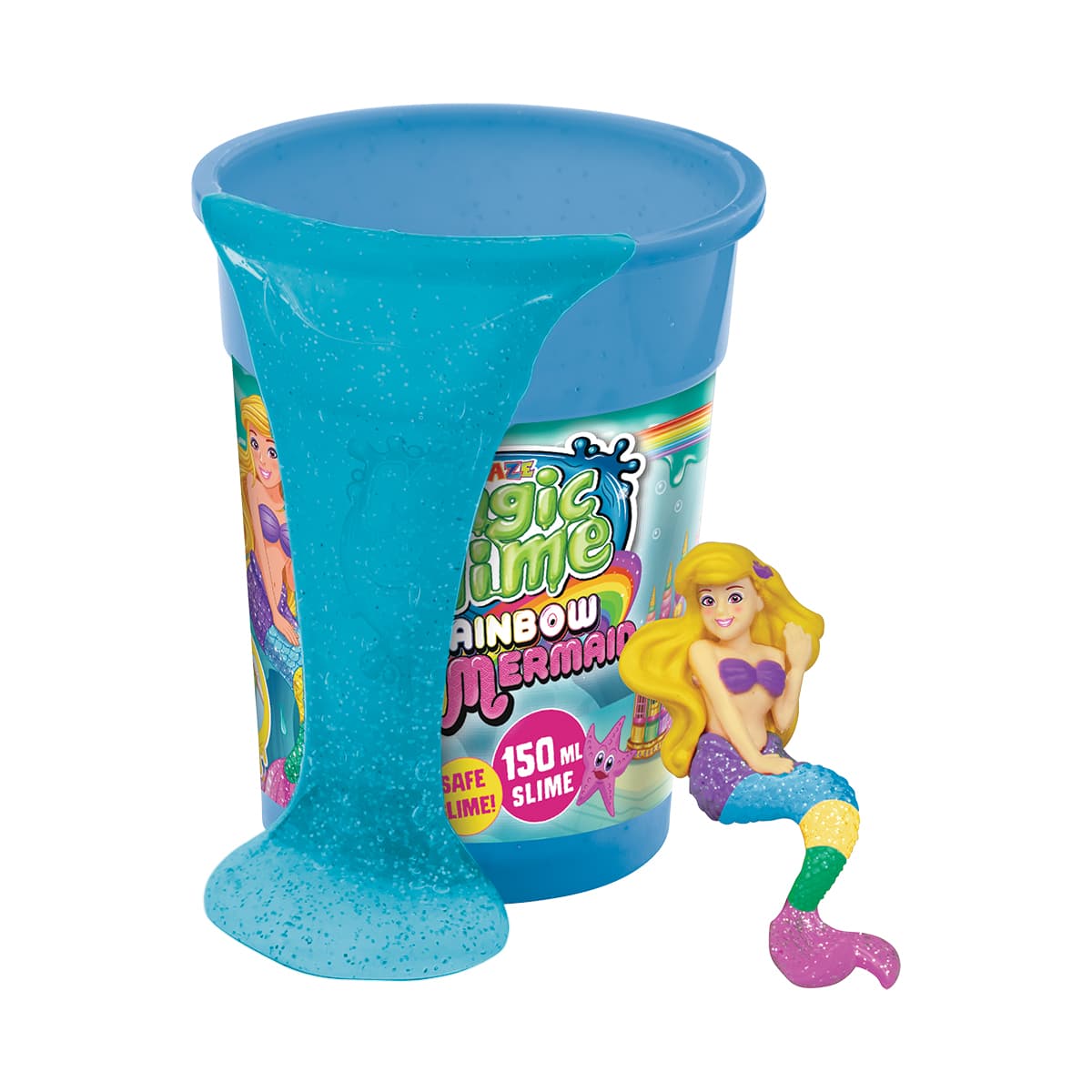 Slime - SURPRISE MERMAID - Slime Pote C/Sorpresa - 6 Colores - 12 Sirenas!!! — Blue Metallic