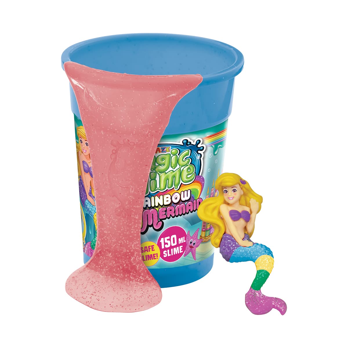 Slime - SURPRISE MERMAID - Slime Pote C/Sorpresa - 6 Colores - 12 Sirenas!!! — Coral Red Metallic