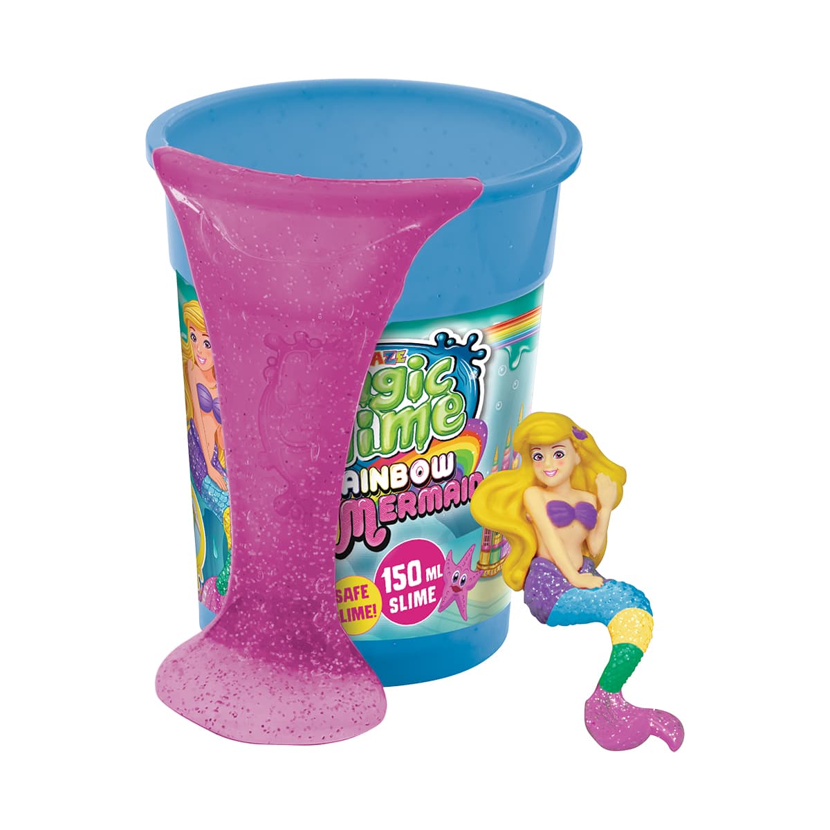 Slime - SURPRISE MERMAID - Slime Pote C/Sorpresa - 6 Colores - 12 Sirenas!!! — Pink Metallic