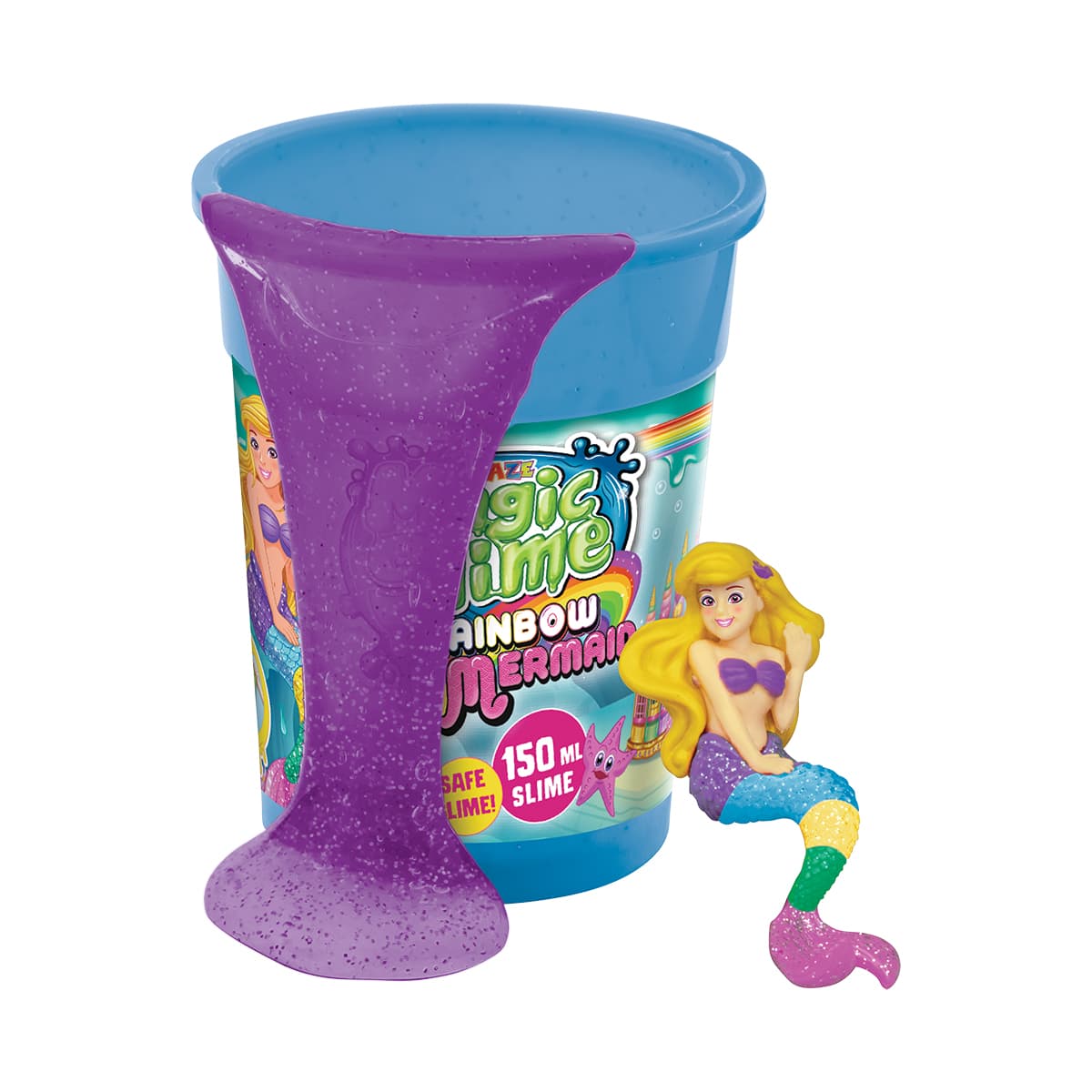 Slime - SURPRISE MERMAID - Slime Pote C/Sorpresa - 6 Colores - 12 Sirenas!!! — Purple Metallic