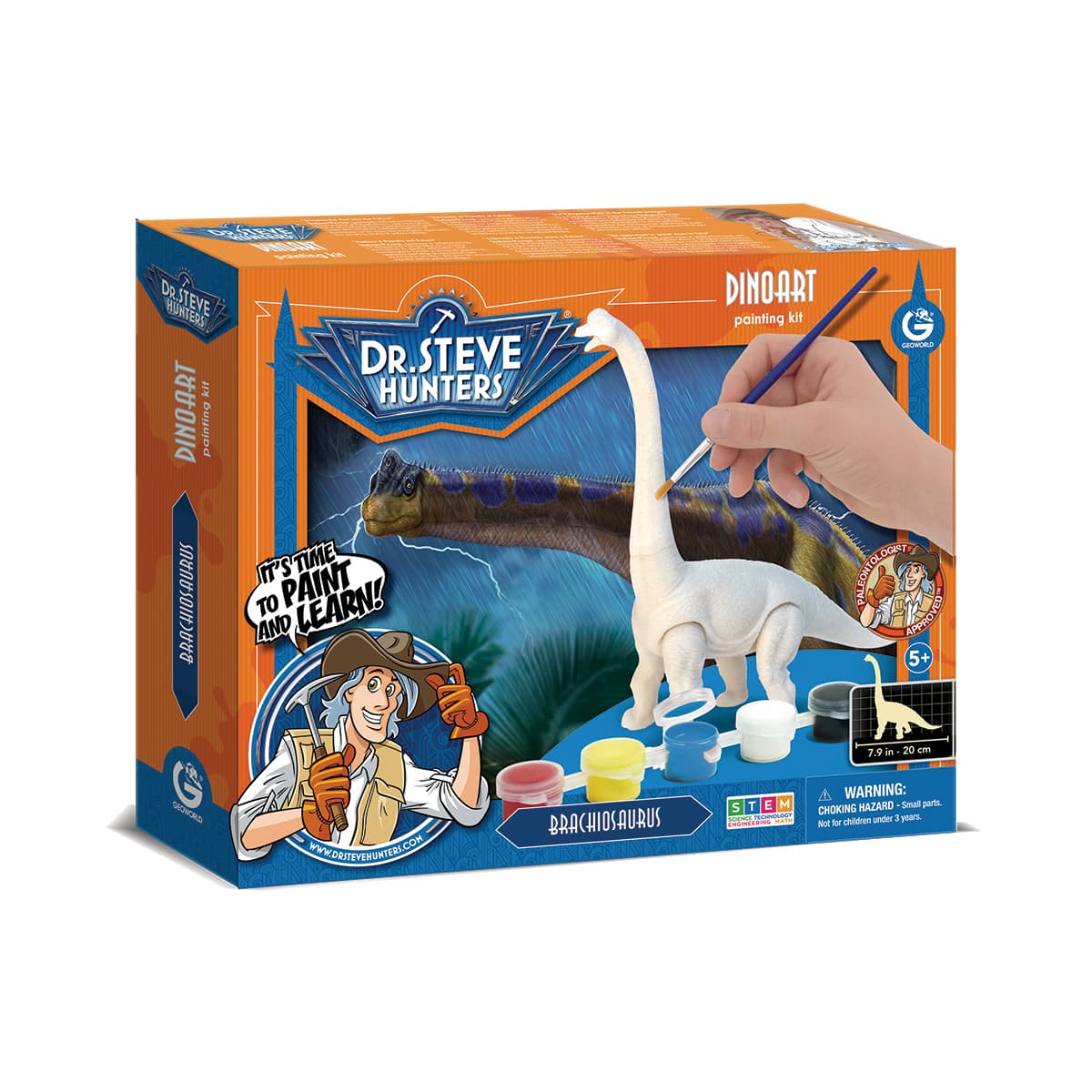 DINOART PAINTING KIT - BRACHIOSAURUS