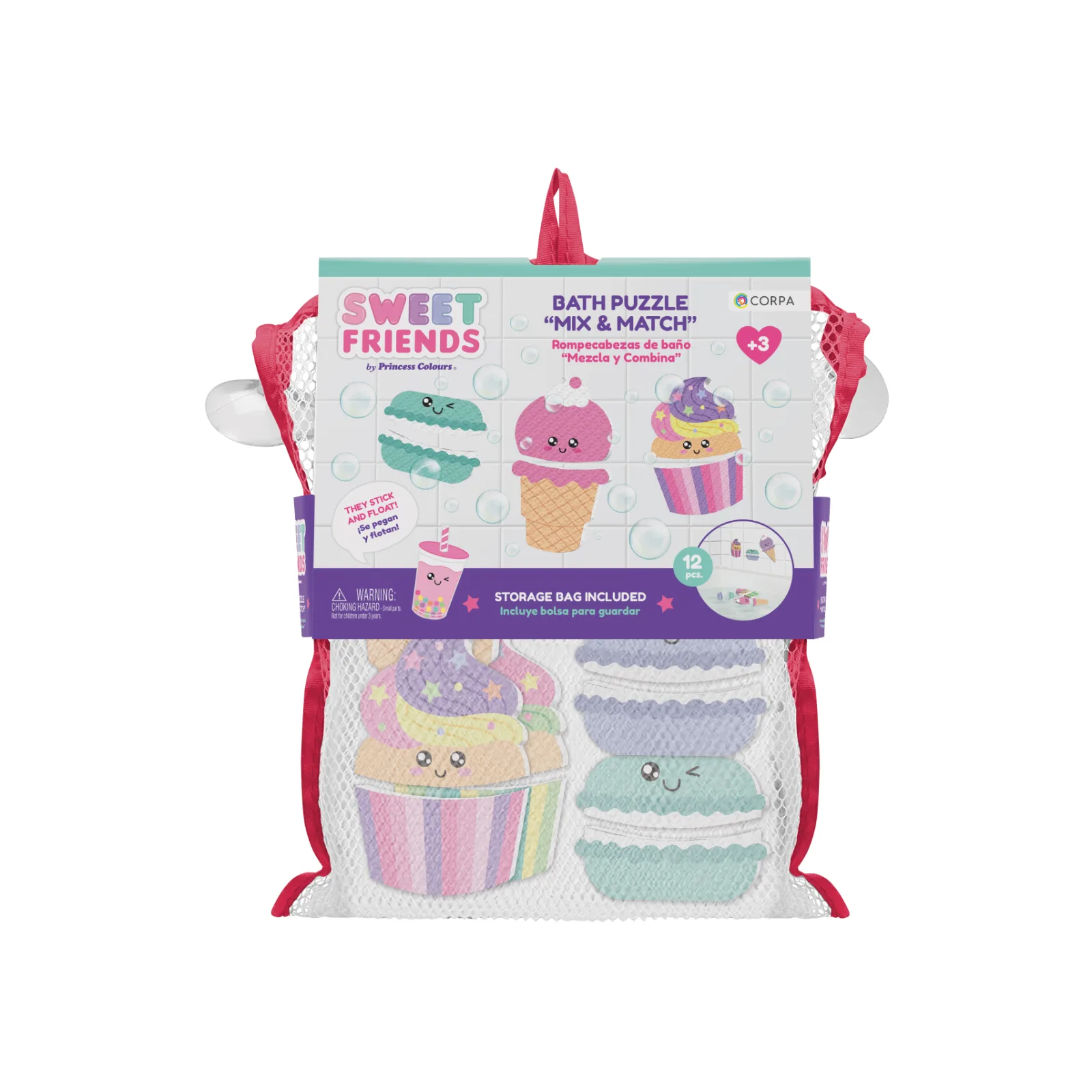 SWEET FRIENDS - PUZZLE DE BAÑO GOMA EVA