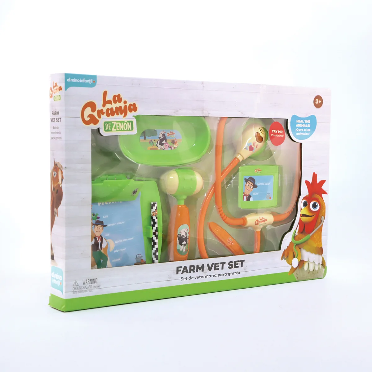 LA GRANJA DE ZENON - SET VETERINARIA EN CAJA MEDIANA
