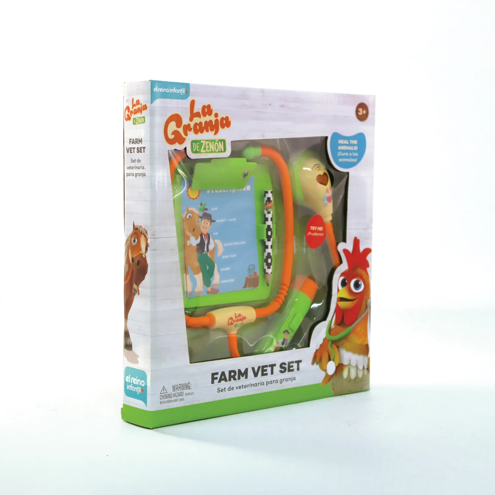 LA GRANJA DE ZENON - SET VETERINARIA EN CAJA CHICA — Surtido B