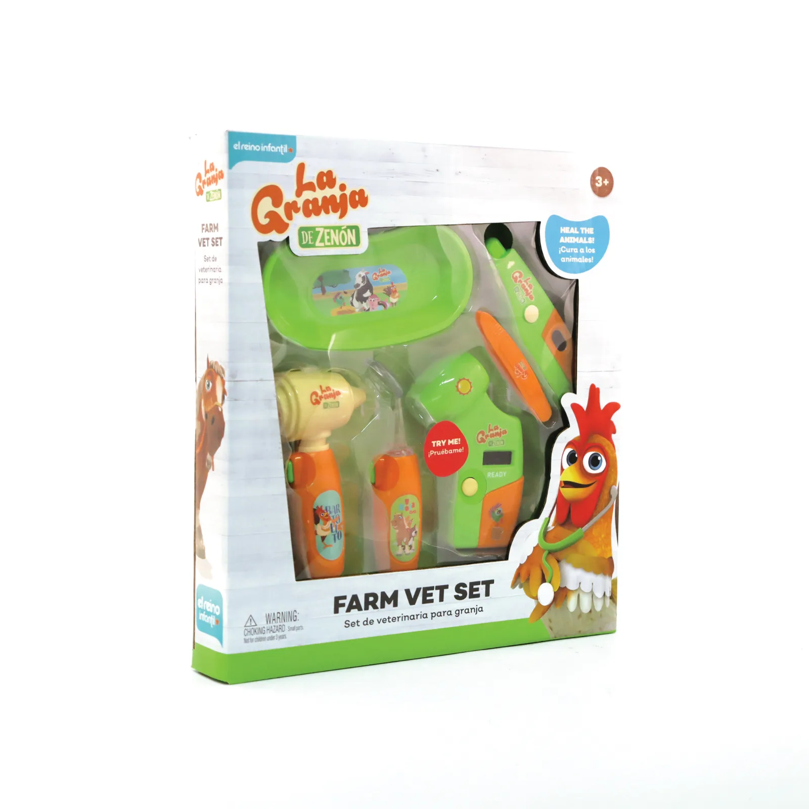 LA GRANJA DE ZENON - SET VETERINARIA EN CAJA CHICA — Surtido C